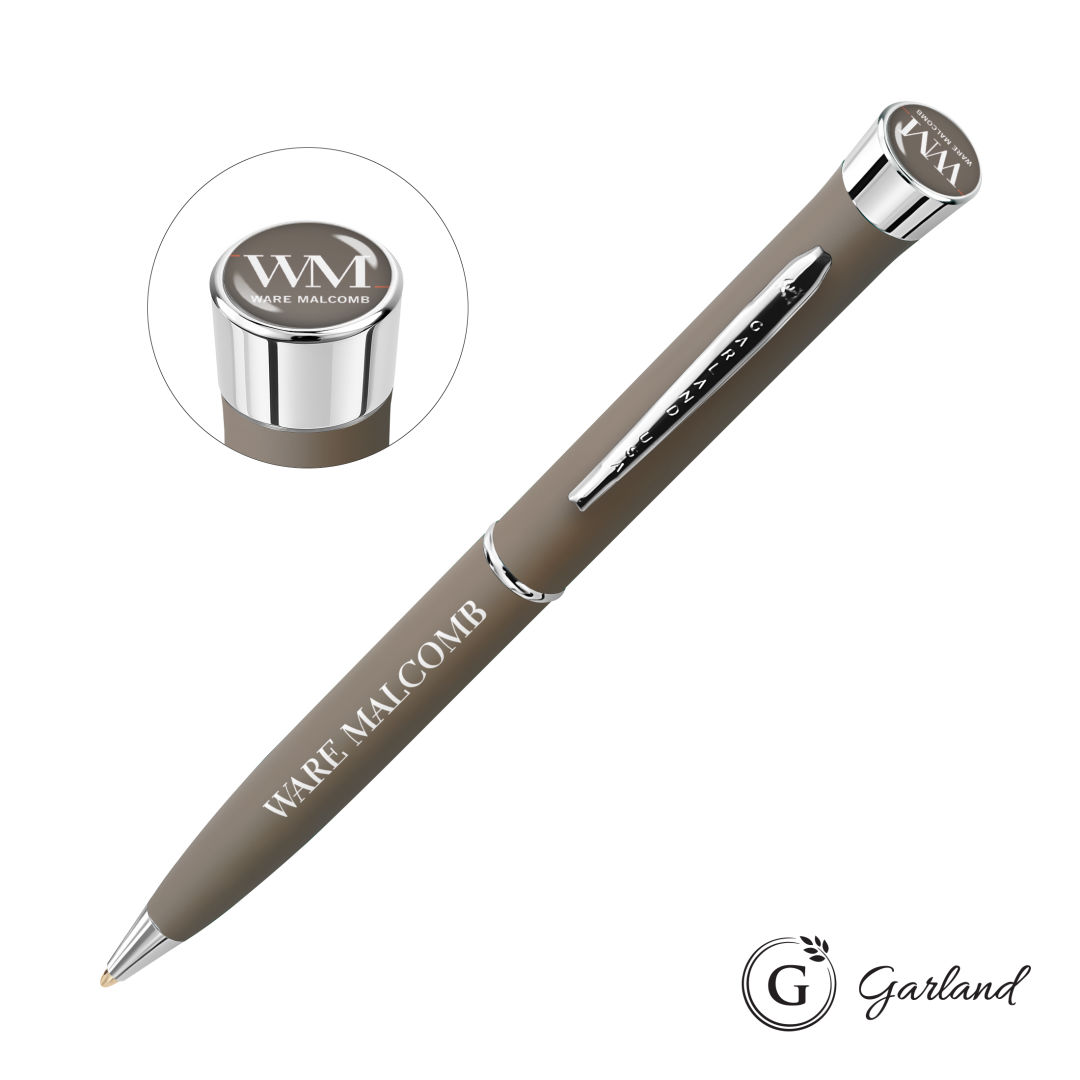 Garland® Freedom Custom Ballpoint Pen - Chrome Accent 1