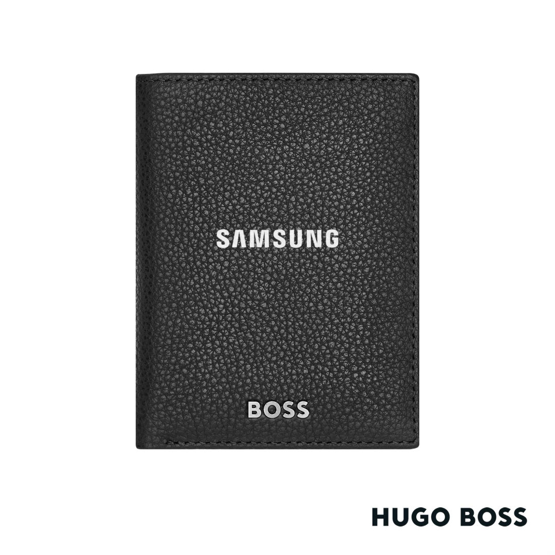 Hugo Boss® Classic Grained Trifold Card Holder 1