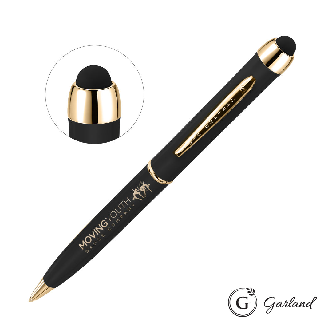 Garland® Stylus Matte Ballpoint Twist Pen - Gold 1