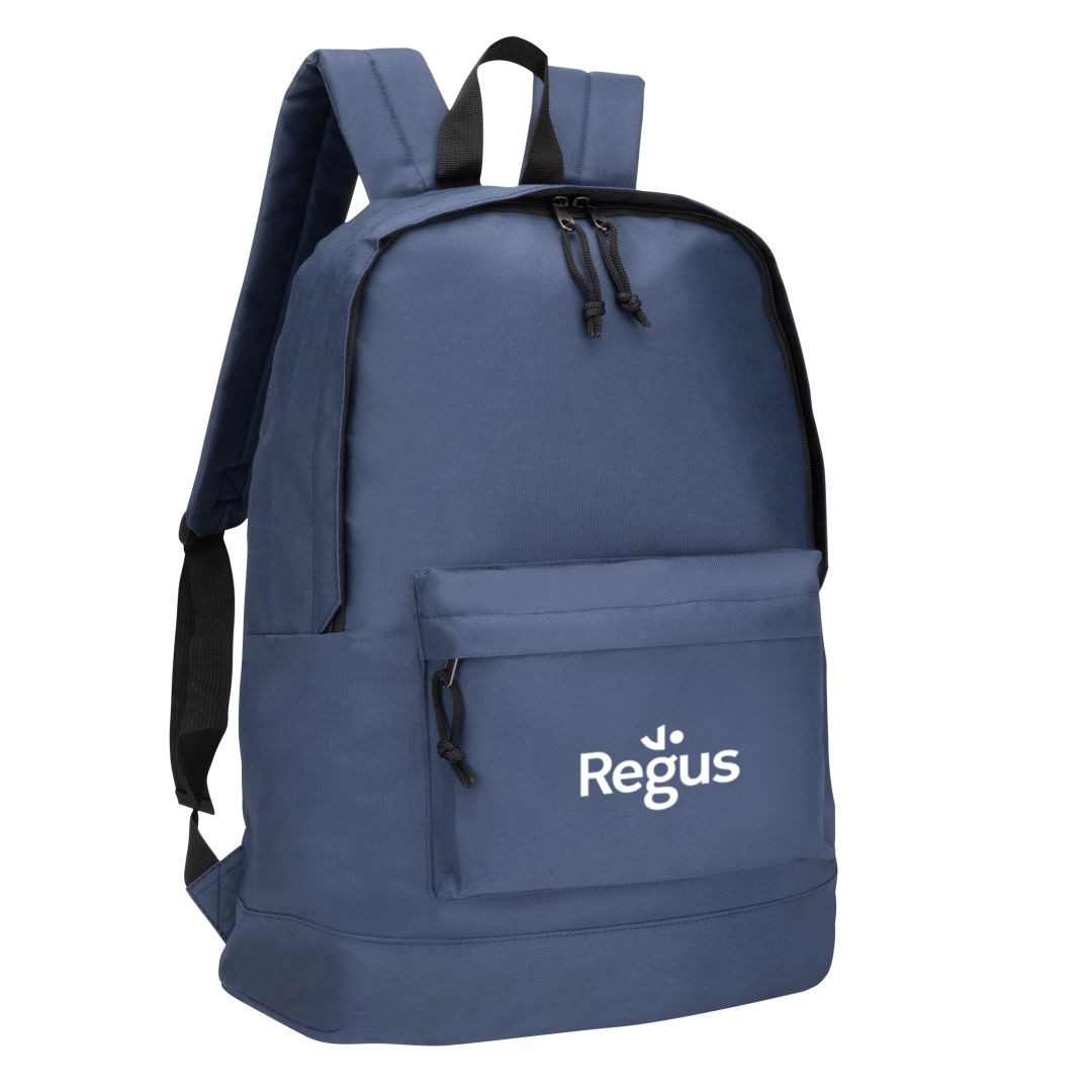 Geopacker Multi-Pocket Zipper Backpack - Blue