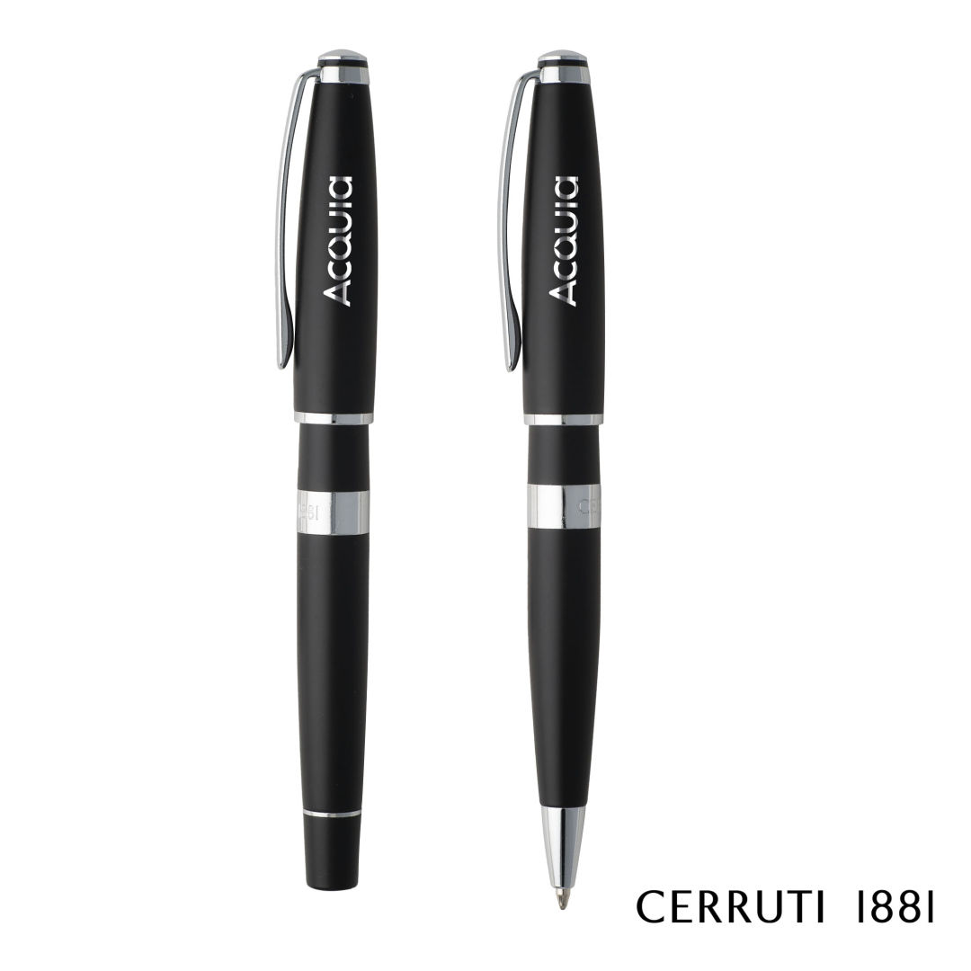 Cerruti 1881® Bicolore Ballpoint & Rollerball Pen Gift Set 1