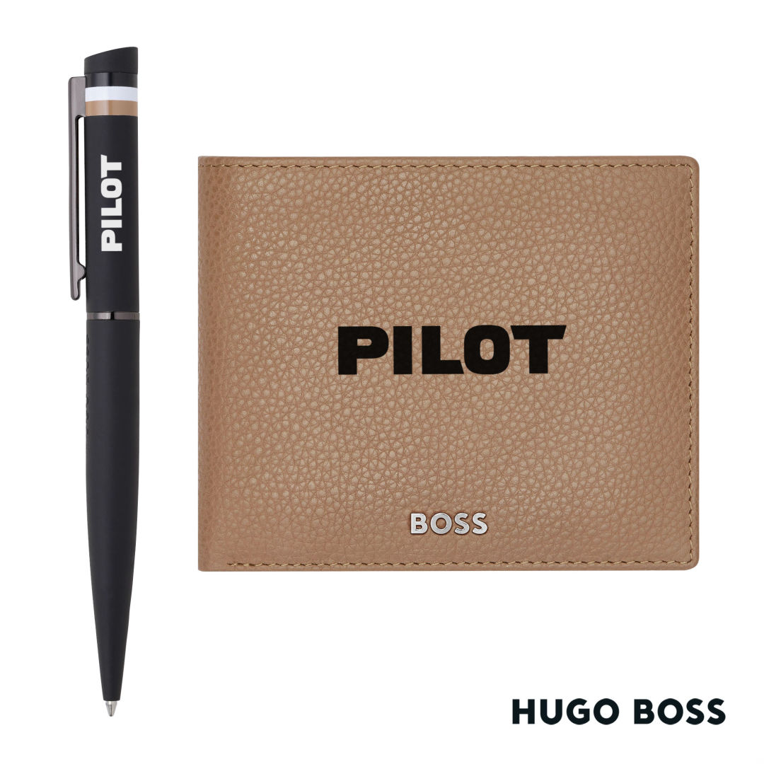 Hugo Boss® Ballpoint Pen & Money Holder Set 1