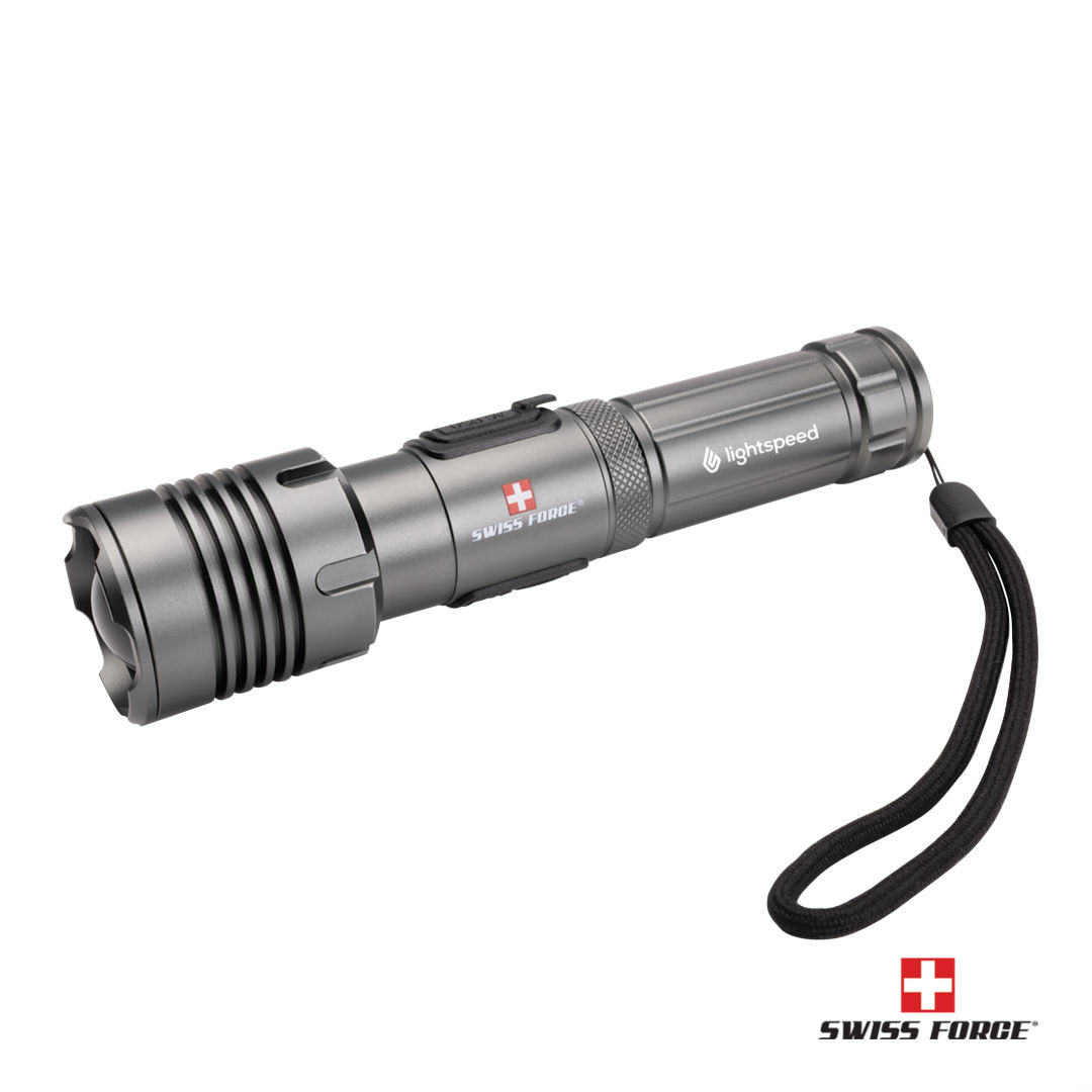 Swiss Force® Rimac Aluminum Rechargeable Flashlight 1