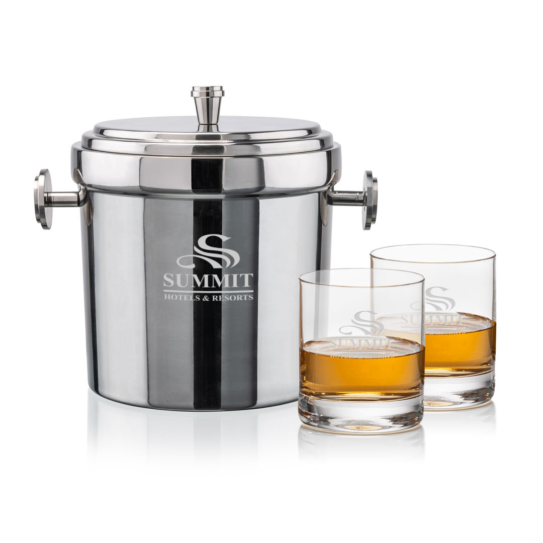 Milano Ice Bucket & Dresden On-the-Rocks Set 1