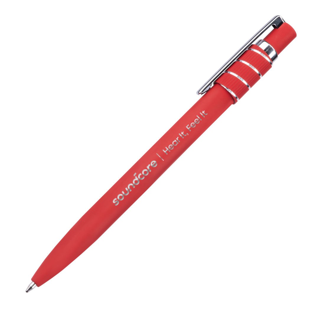 Neruda Ballpoint Pen w/Fidget Spinner - Red