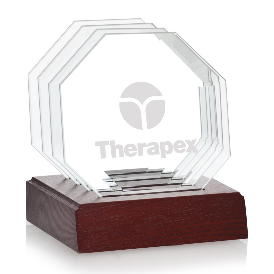 Meaford Octagonal Coaster - 4 on Base 1