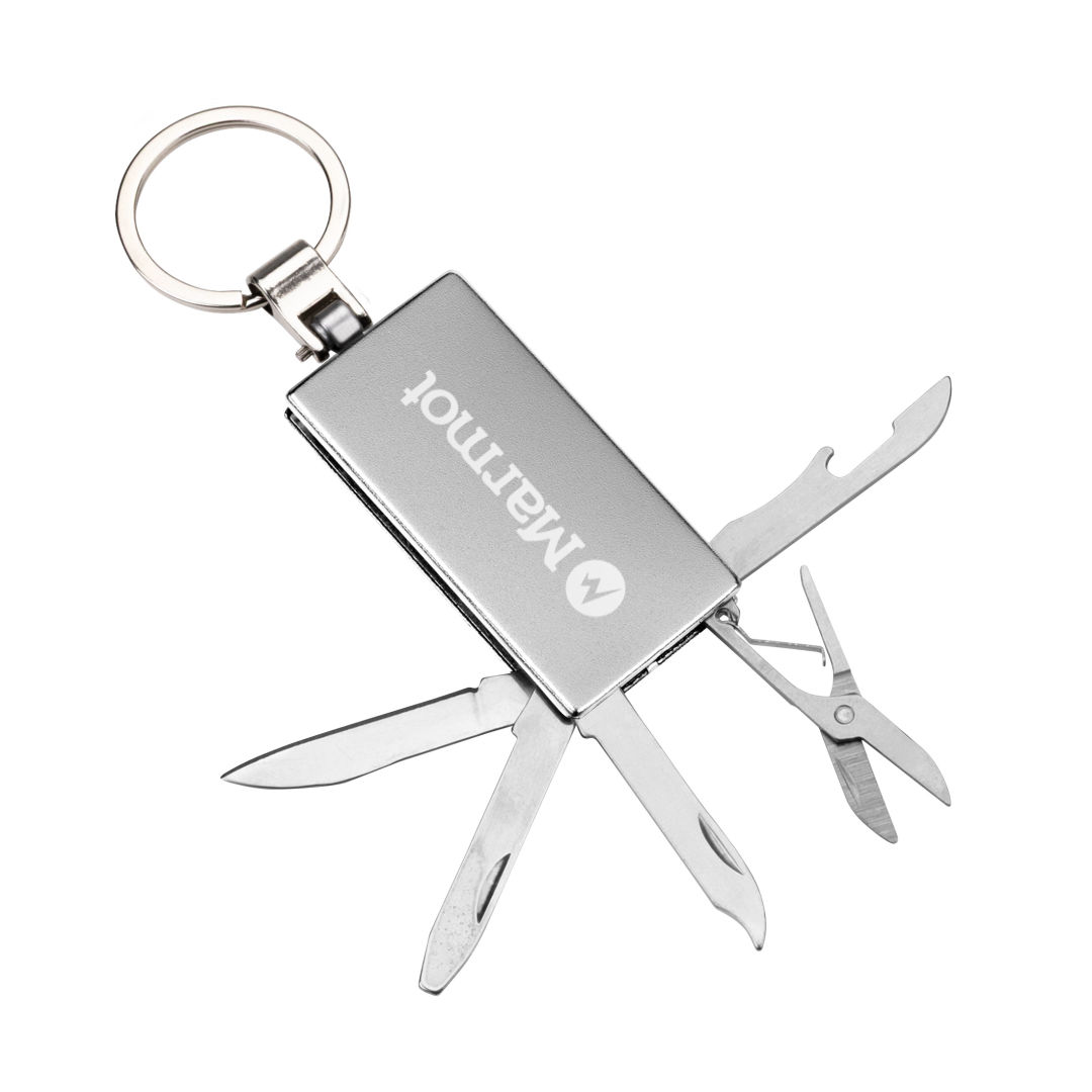 Beaty 6-in-1 Multi-Tool Keyring - Silver