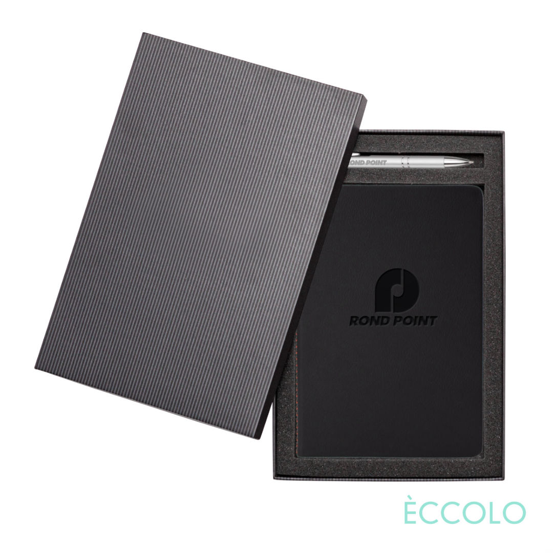 Eccolo® New Wave Journal/Clicker Pen Gift Set - (M) 1