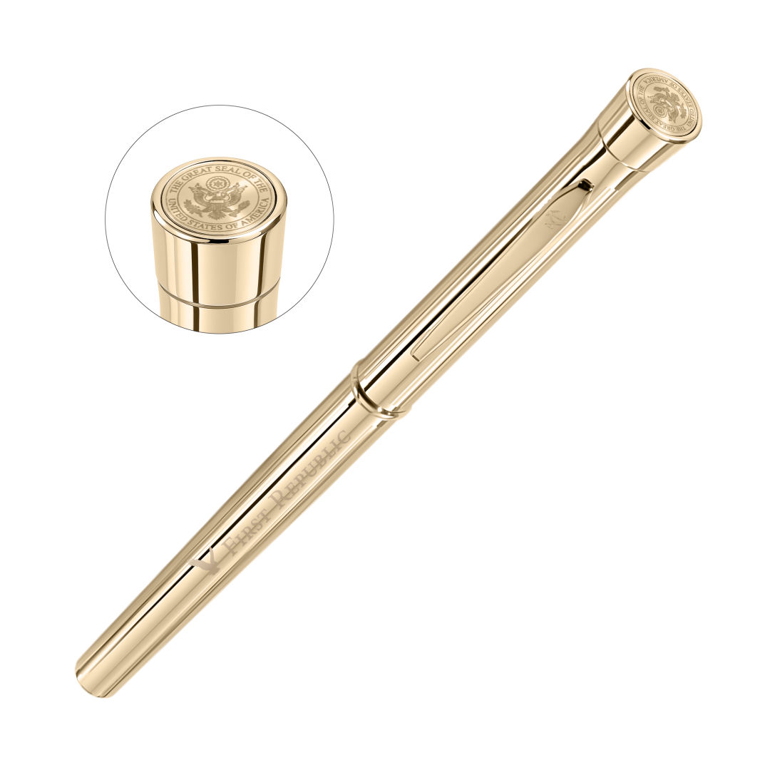 Garland® Signature Custom Emblem Rollerball Pen - Gold 1