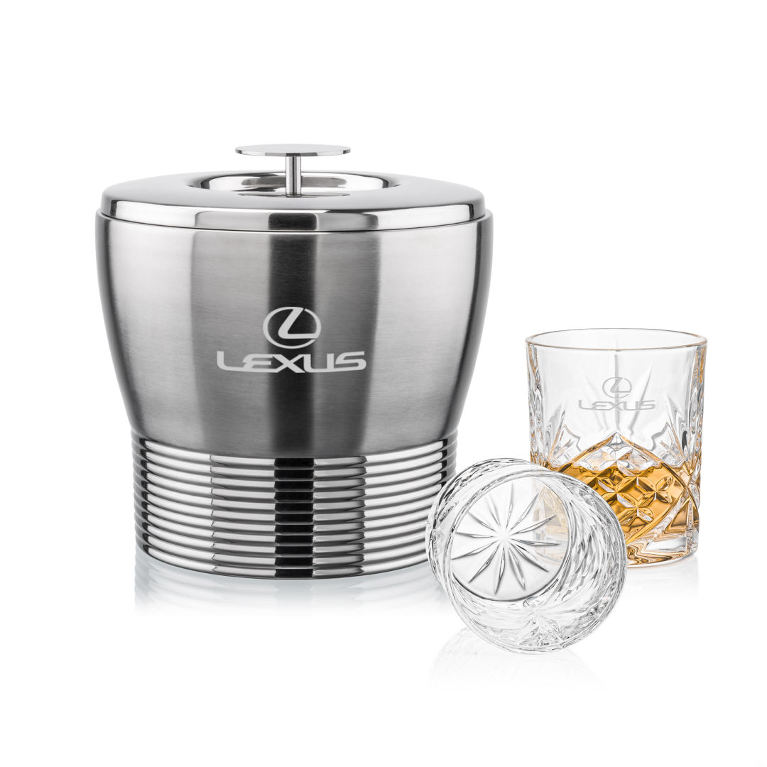 Genoa Ice Bucket & Brinkley On-the-Rocks Set 1