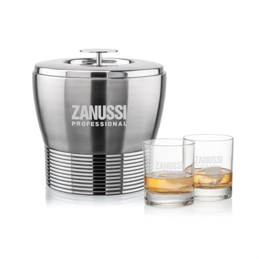 Genoa Ice Bucket & Chelsea On-the-Rocks Set 1