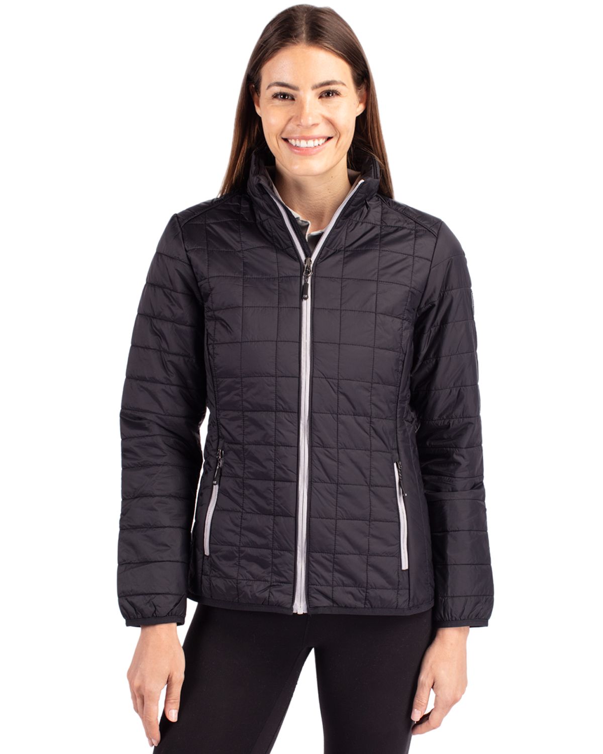 Cutter & Buck Rainier PrimaLoftÂ® Womens Eco Insulated Full Zip Puffer Jacket