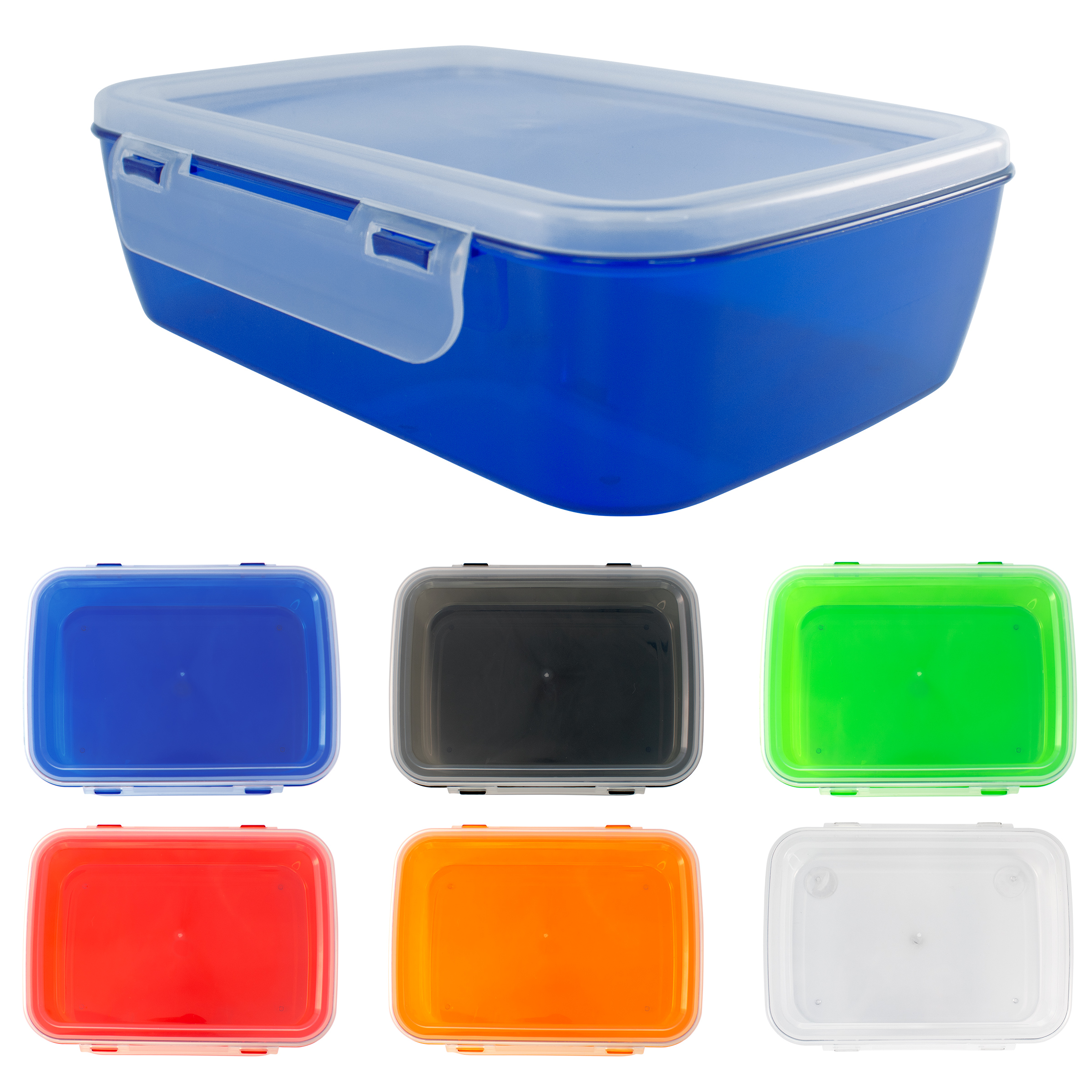 Full Color Clip Top Lunch Container