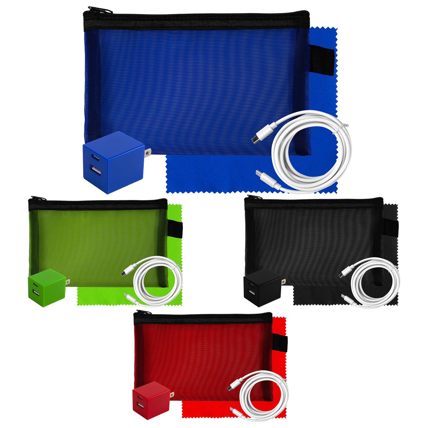 Large Mesh 6' C to C Cable, A+C Wall & Cloth