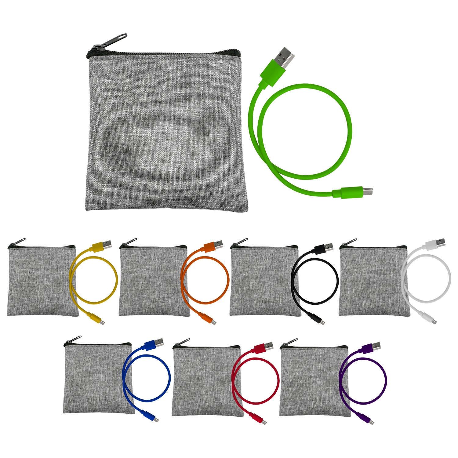 Recycled A to C Cable Set