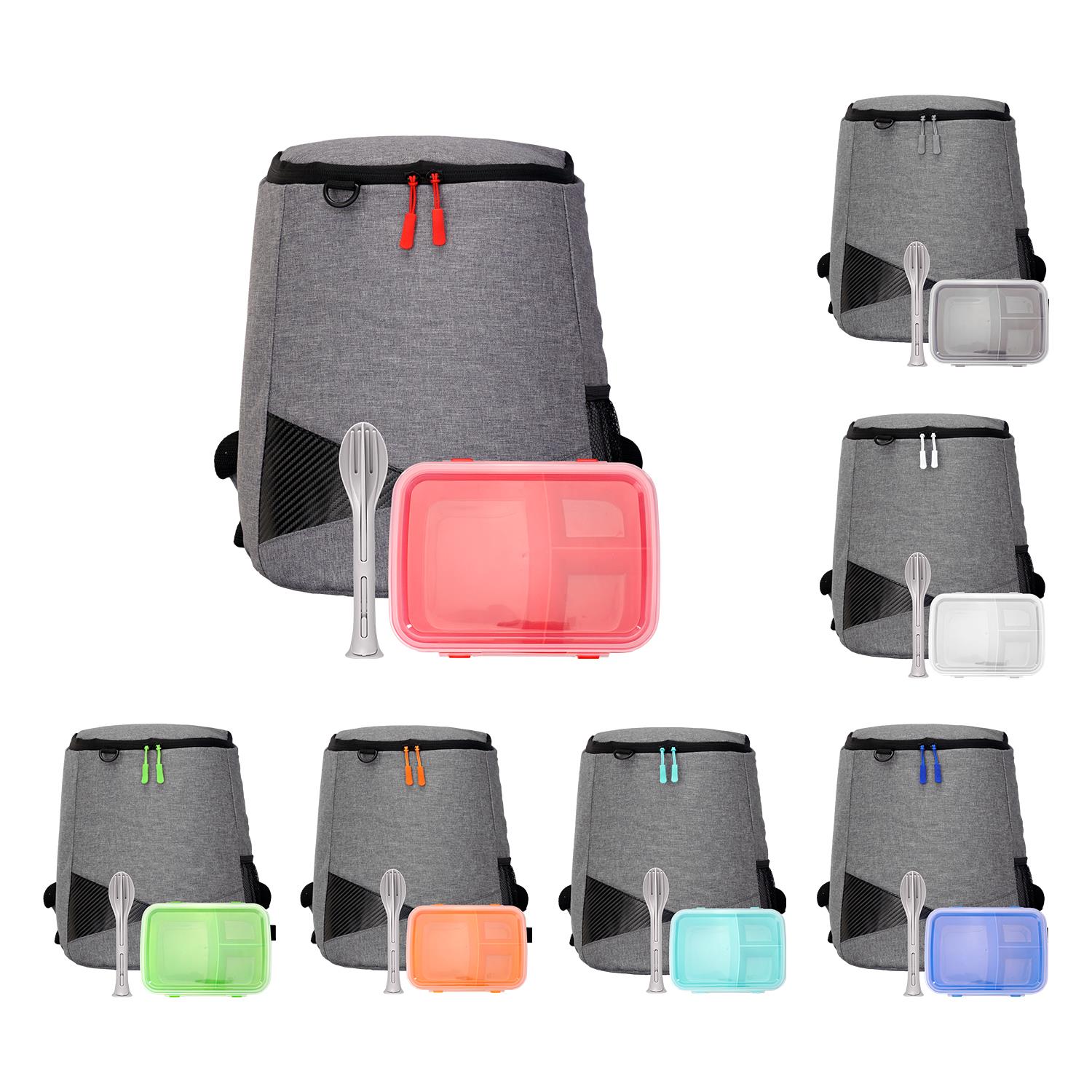Lunch To Go & Utensil Backpack Set