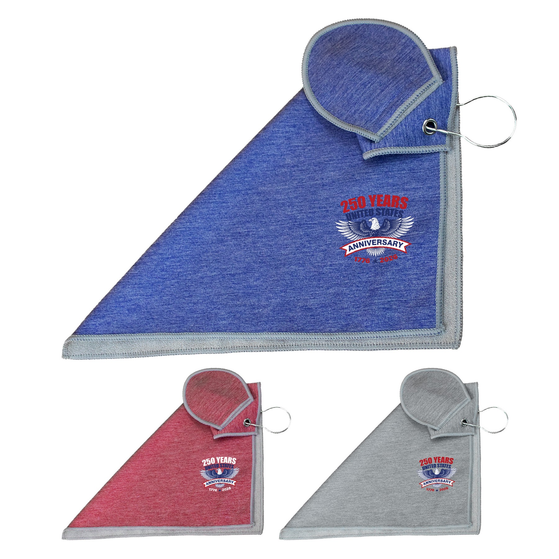 Patriotic Heather Golf Towel