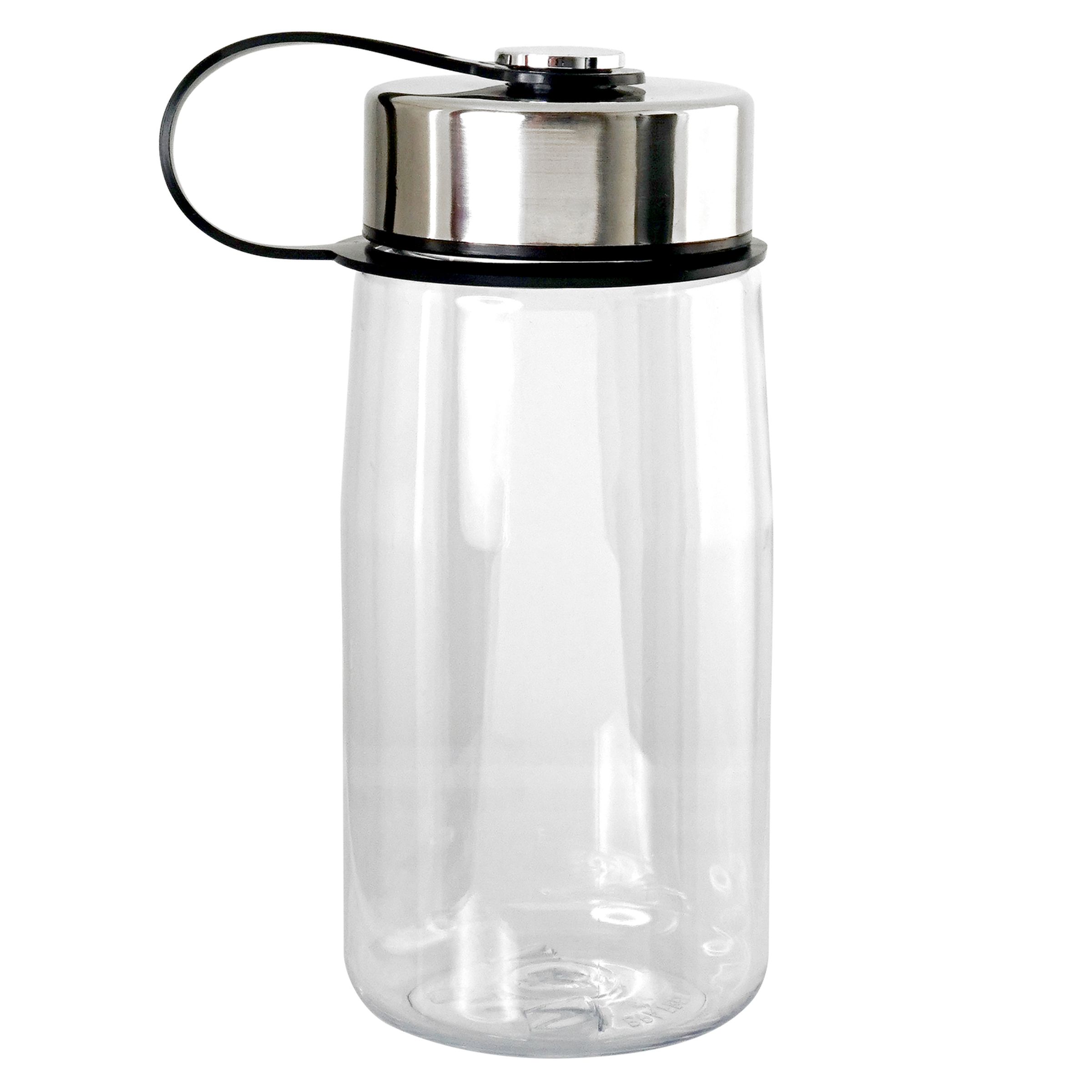 Metal Lanyard Lid 18 oz. Recycled Bottle