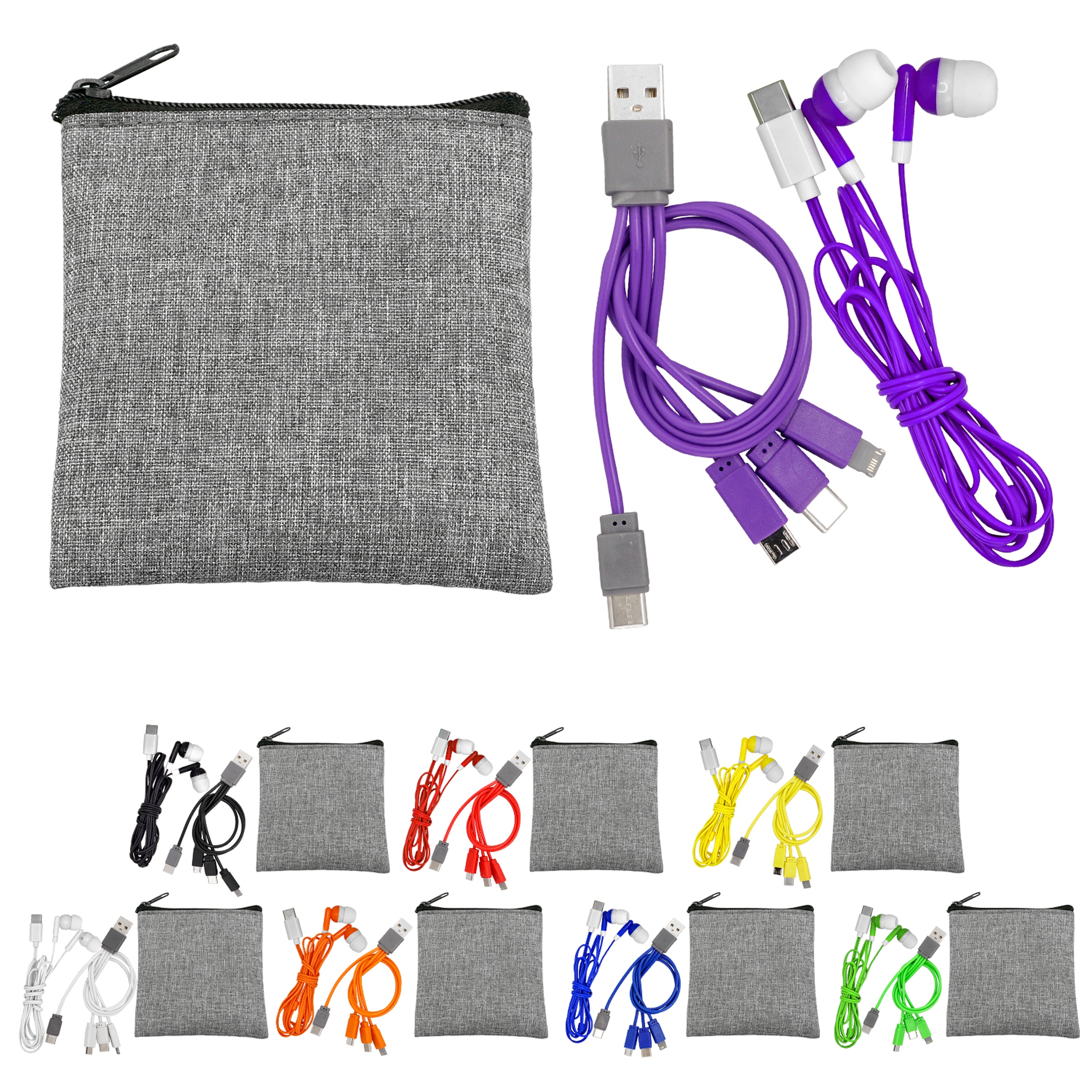 Recycled Colorful Type C Kit