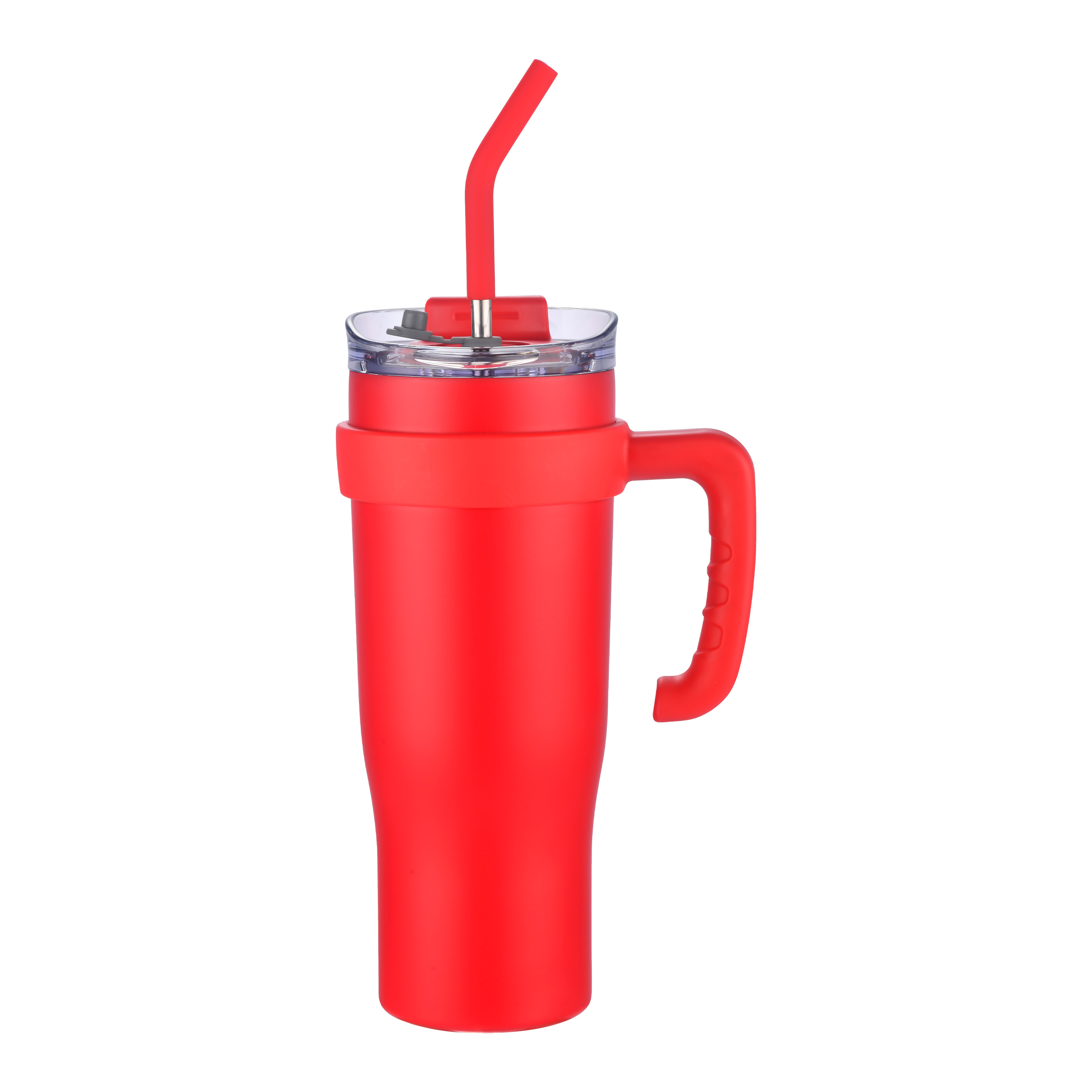 40 oz Travel Mug With Straw and Removable Handle