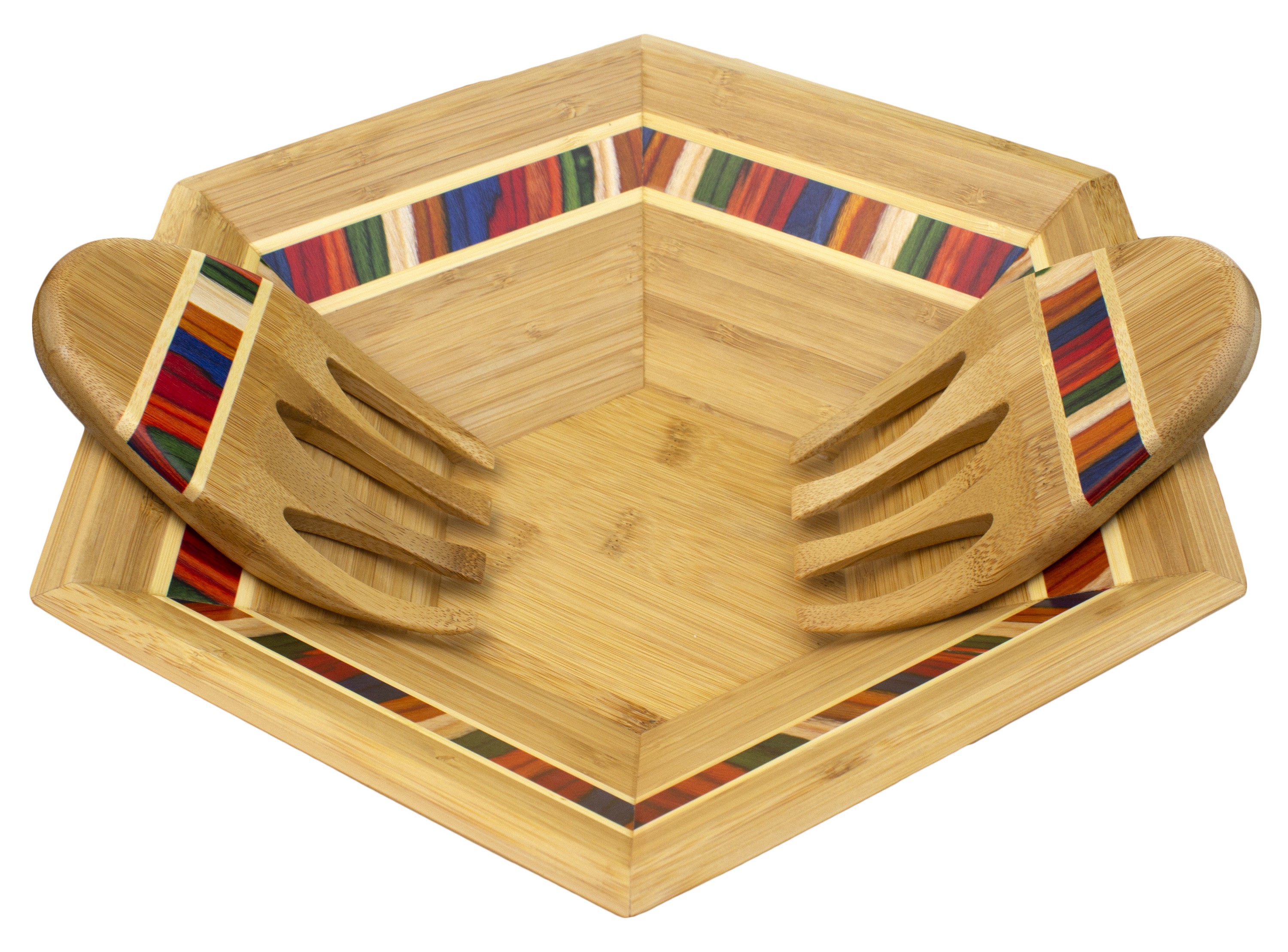 Baltique® Marrakesh Salad Bowl & Salad Hands Set