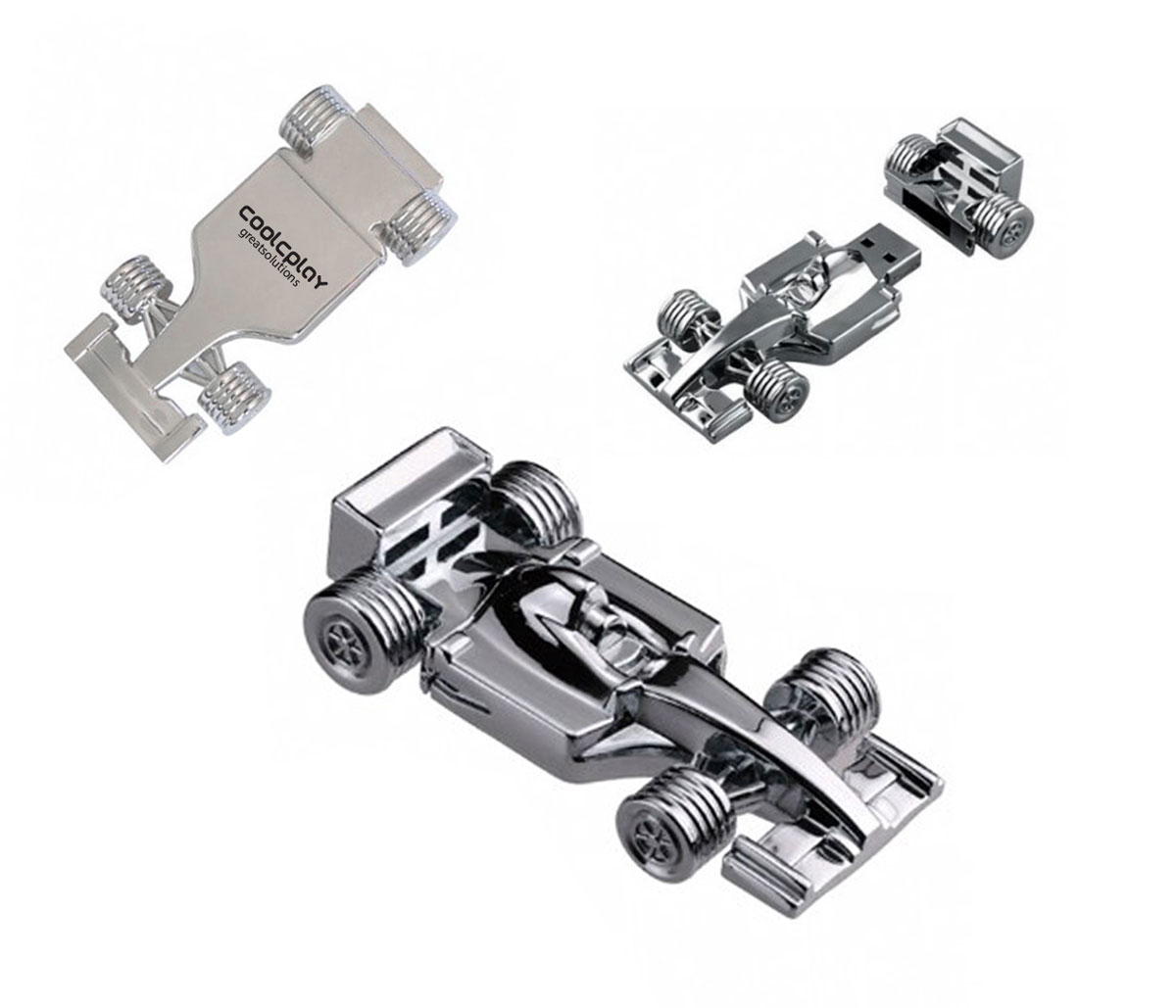 Race Car USB Flash Drive