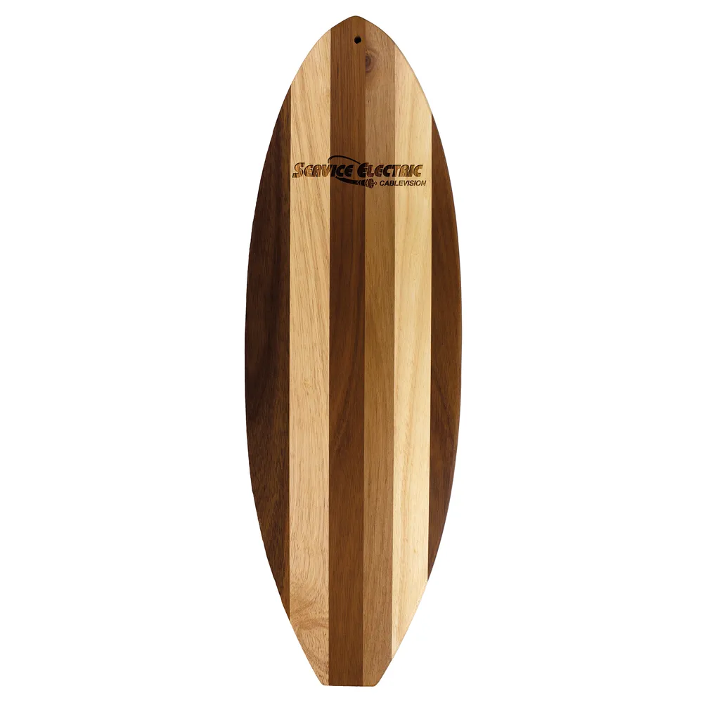 Rock & Branch® Shiplap Series Surfboard Cutting & Serving Board