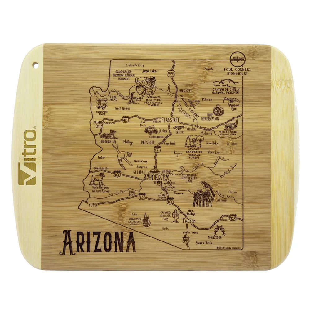 A Slice of Life Arizona Serving & Cutting Board
