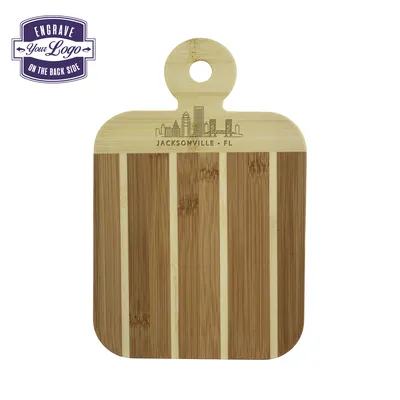 Striped Paddle City Skyline Board - Jacksonville