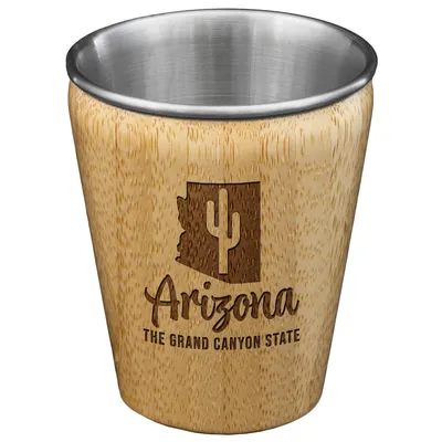 Arizona State Bamboo and Stainless Steel Shot Glass