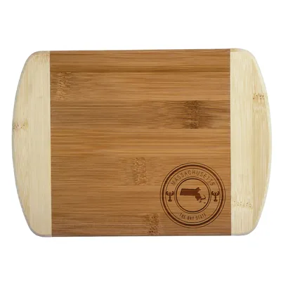 Massachusetts State Stamp 2-Tone Bar Board
