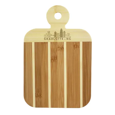 Striped Paddle City Skyline Board - Charlotte