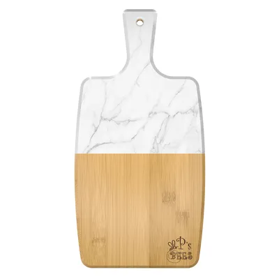 UV Print Faux "Marble" Bamboo Paddle Board
