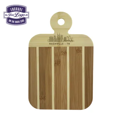 Striped Paddle City Skyline Board - Nashville